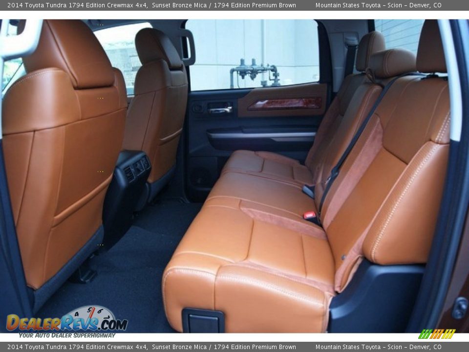 Rear Seat of 2014 Toyota Tundra 1794 Edition Crewmax 4x4 Photo #18