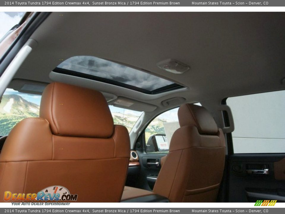 2014 Toyota Tundra 1794 Edition Crewmax 4x4 Sunset Bronze Mica / 1794 Edition Premium Brown Photo #20