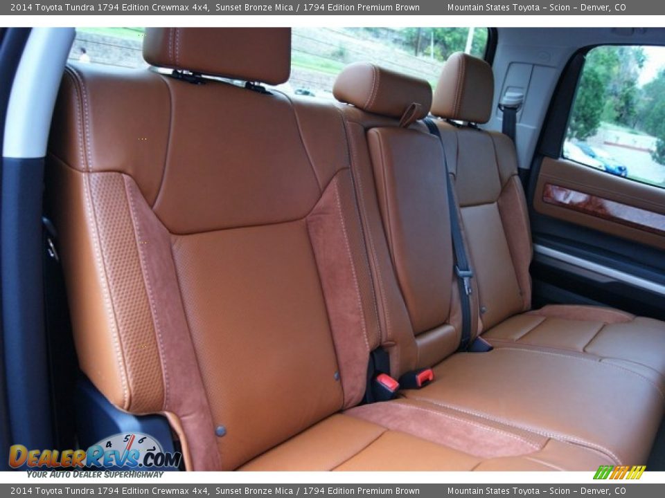 2014 Toyota Tundra 1794 Edition Crewmax 4x4 Sunset Bronze Mica / 1794 Edition Premium Brown Photo #21