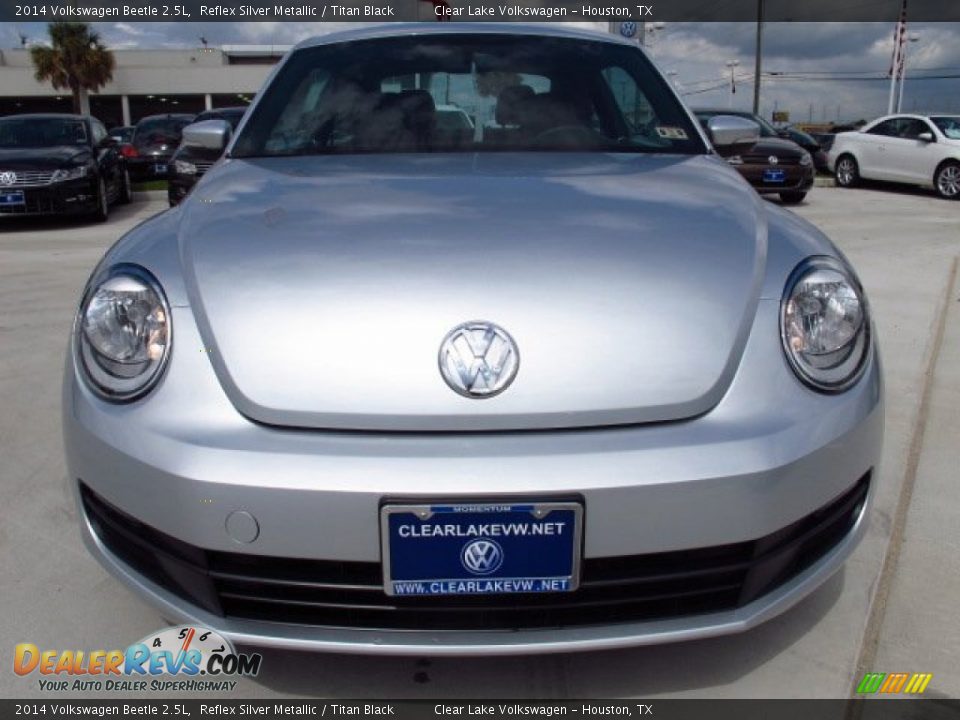 2014 Volkswagen Beetle 2.5L Reflex Silver Metallic / Titan Black Photo #2