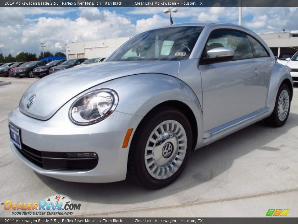 2014 Volkswagen Beetle 2.5L Reflex Silver Metallic / Titan Black Photo #3