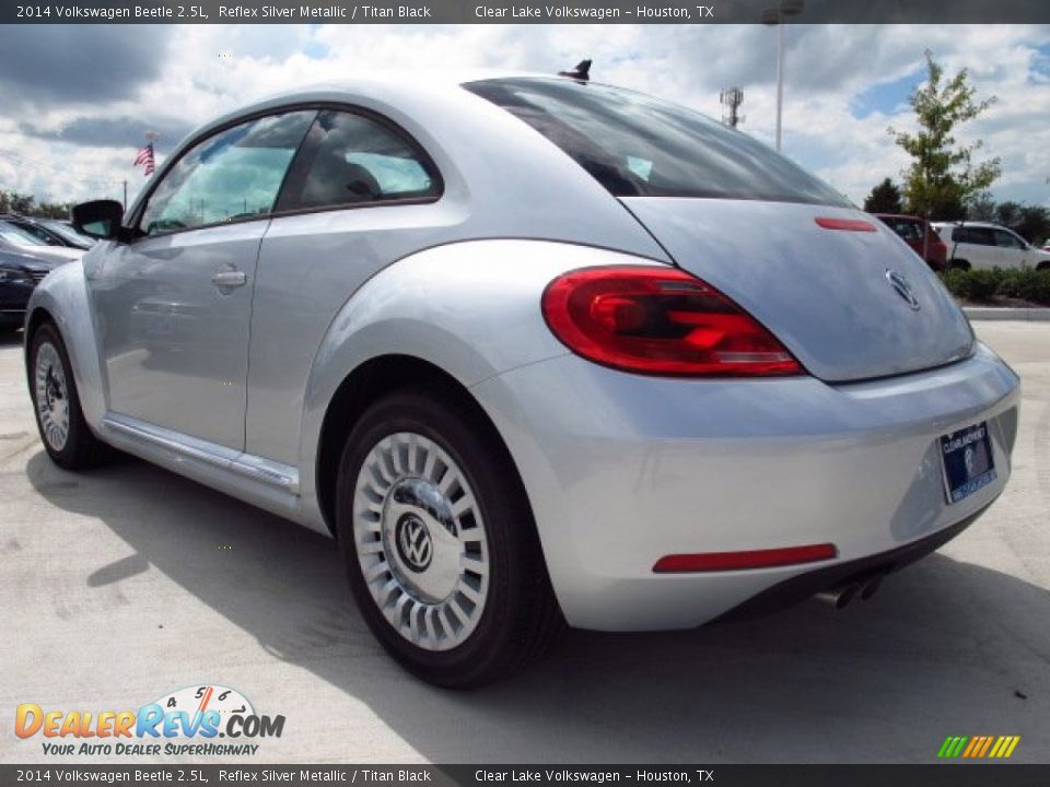 2014 Volkswagen Beetle 2.5L Reflex Silver Metallic / Titan Black Photo #4