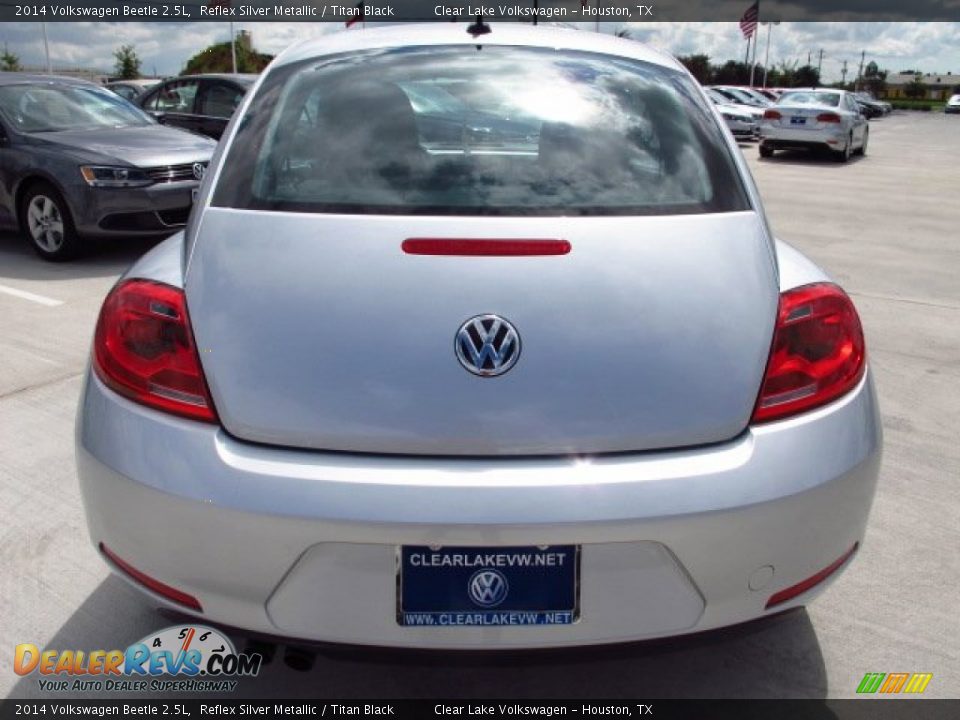 2014 Volkswagen Beetle 2.5L Reflex Silver Metallic / Titan Black Photo #5