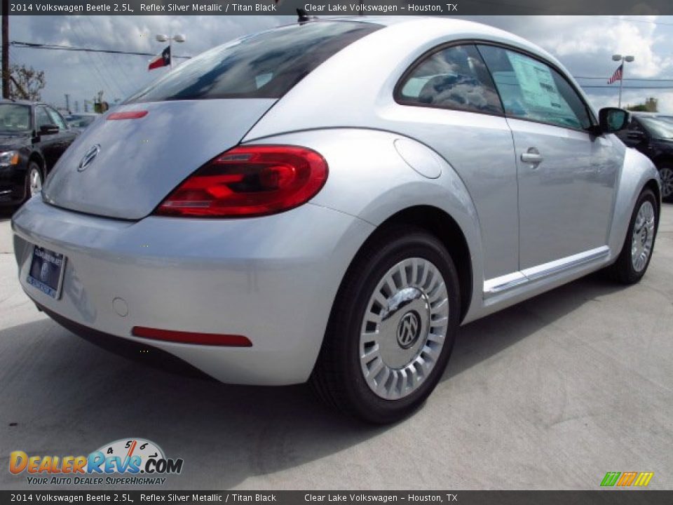 2014 Volkswagen Beetle 2.5L Reflex Silver Metallic / Titan Black Photo #6