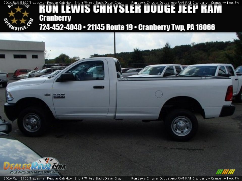2014 Ram 2500 Tradesman Regular Cab 4x4 Bright White / Black/Diesel Gray Photo #1