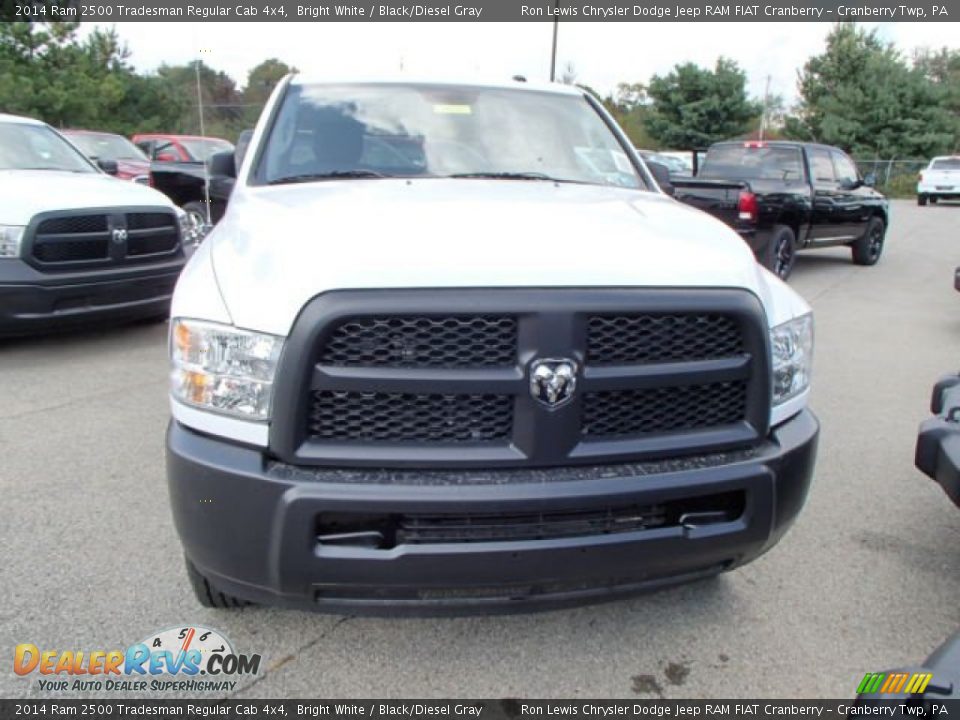 2014 Ram 2500 Tradesman Regular Cab 4x4 Bright White / Black/Diesel Gray Photo #3