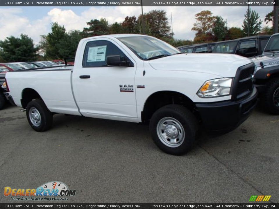 2014 Ram 2500 Tradesman Regular Cab 4x4 Bright White / Black/Diesel Gray Photo #5