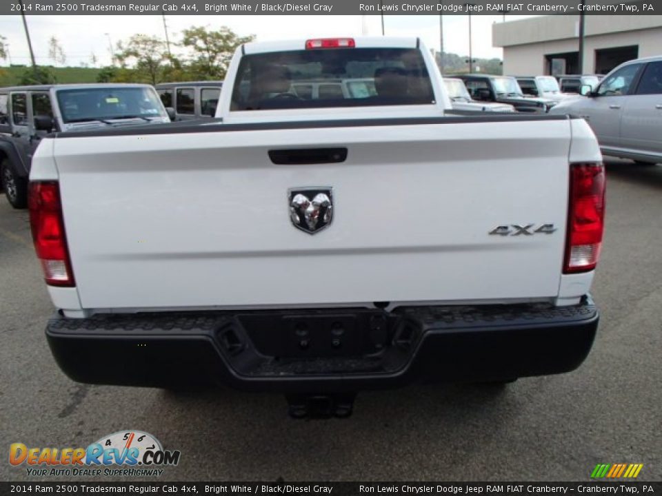 2014 Ram 2500 Tradesman Regular Cab 4x4 Bright White / Black/Diesel Gray Photo #7