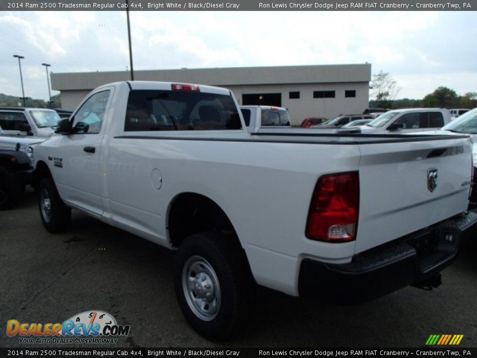 2014 Ram 2500 Tradesman Regular Cab 4x4 Bright White / Black/Diesel Gray Photo #8