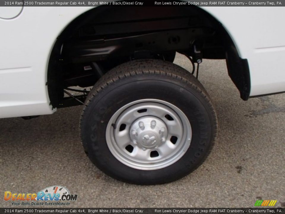 2014 Ram 2500 Tradesman Regular Cab 4x4 Bright White / Black/Diesel Gray Photo #9