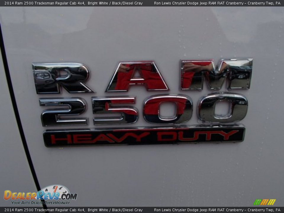 2014 Ram 2500 Tradesman Regular Cab 4x4 Bright White / Black/Diesel Gray Photo #10