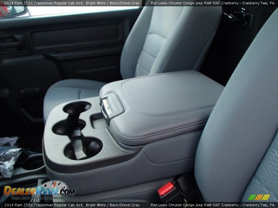 2014 Ram 2500 Tradesman Regular Cab 4x4 Bright White / Black/Diesel Gray Photo #14