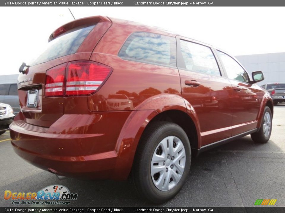 2014 Dodge Journey Amercian Value Package Copper Pearl / Black Photo #3