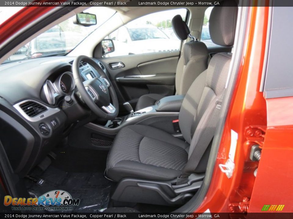 2014 Dodge Journey Amercian Value Package Copper Pearl / Black Photo #6