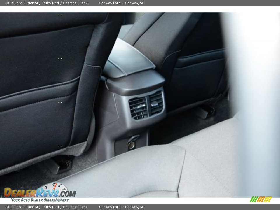 2014 Ford Fusion SE Ruby Red / Charcoal Black Photo #13