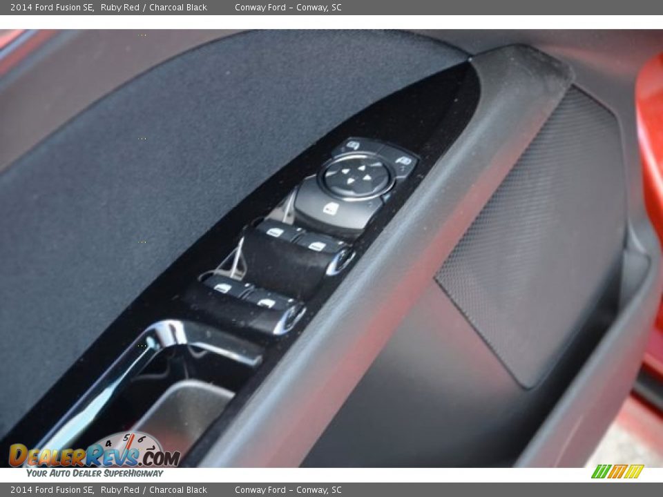 2014 Ford Fusion SE Ruby Red / Charcoal Black Photo #20
