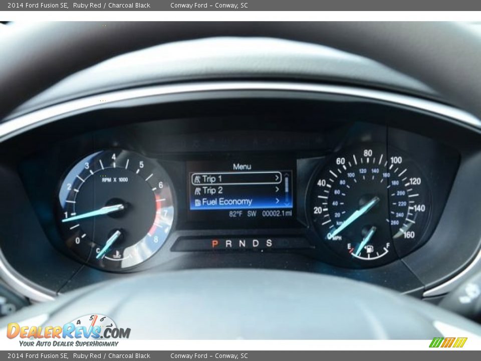 2014 Ford Fusion SE Ruby Red / Charcoal Black Photo #23