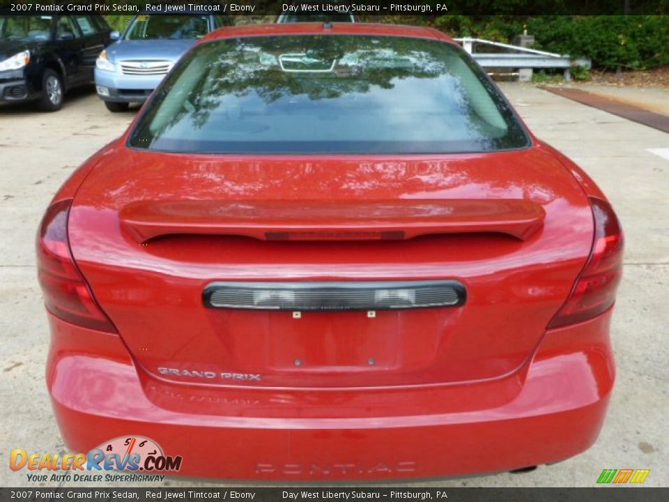 2007 Pontiac Grand Prix Sedan Red Jewel Tintcoat / Ebony Photo #3