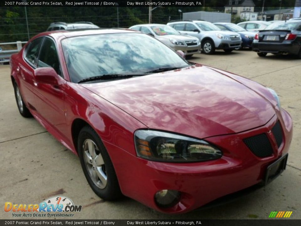 2007 Pontiac Grand Prix Sedan Red Jewel Tintcoat / Ebony Photo #6