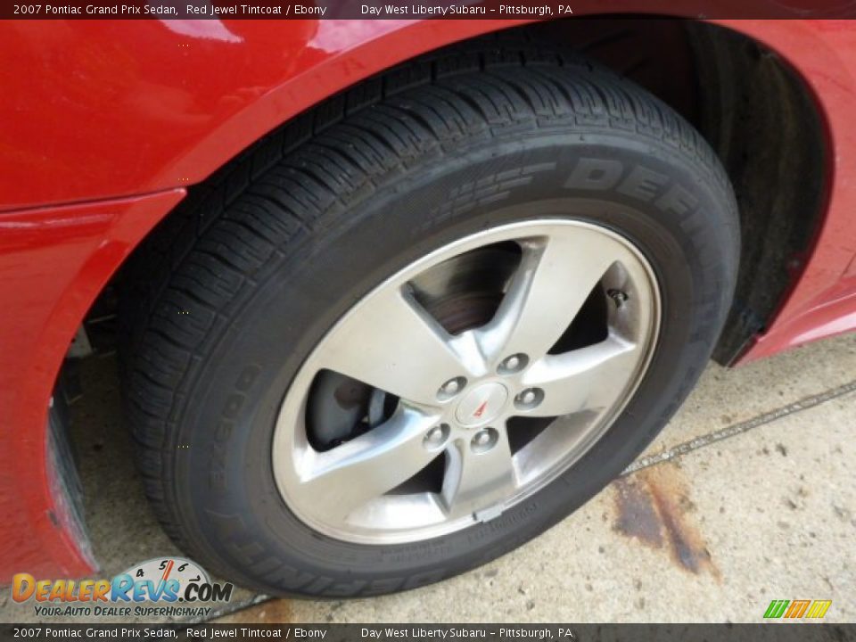 2007 Pontiac Grand Prix Sedan Red Jewel Tintcoat / Ebony Photo #9