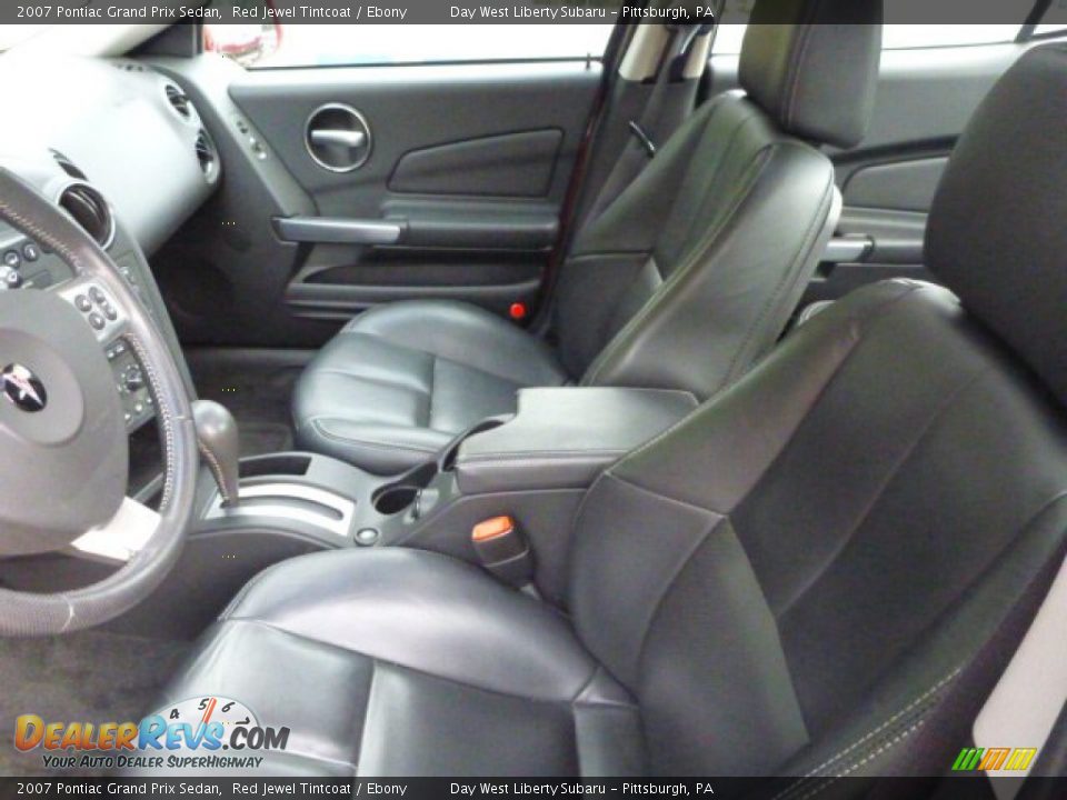 2007 Pontiac Grand Prix Sedan Red Jewel Tintcoat / Ebony Photo #10