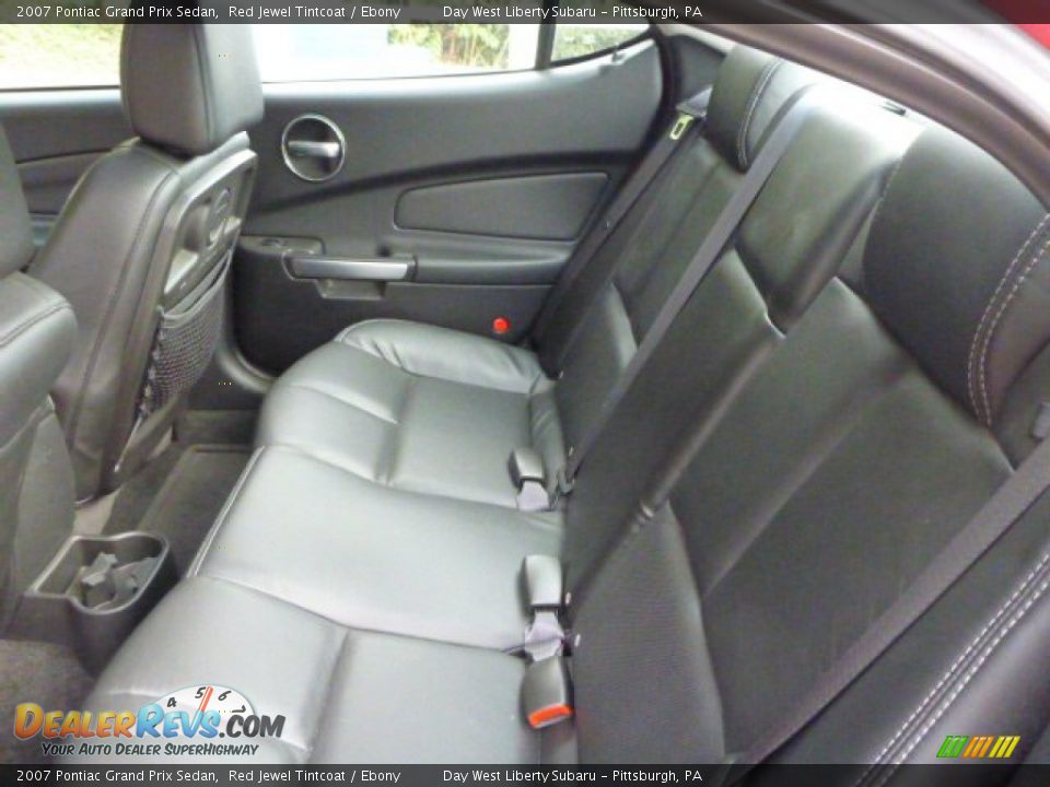 2007 Pontiac Grand Prix Sedan Red Jewel Tintcoat / Ebony Photo #12