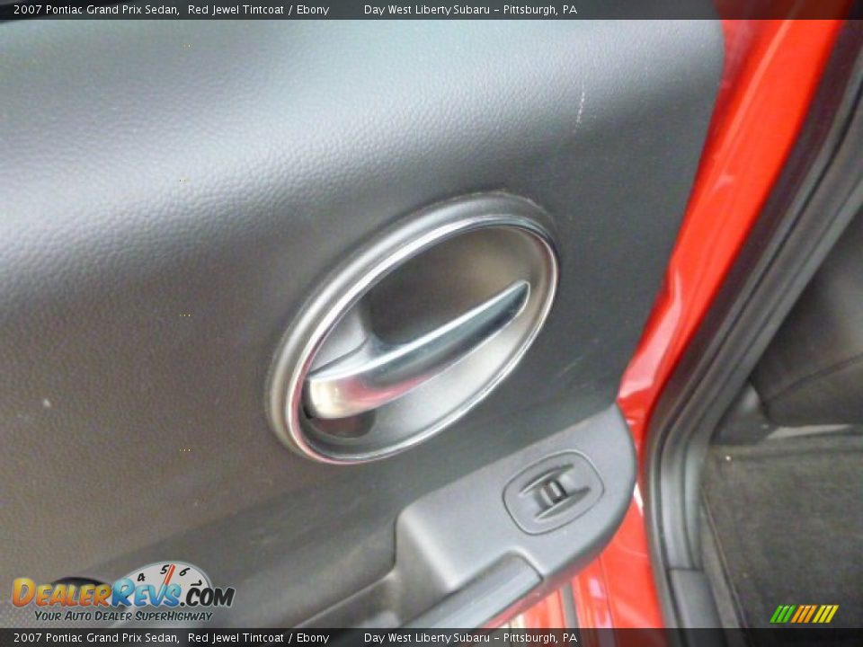 2007 Pontiac Grand Prix Sedan Red Jewel Tintcoat / Ebony Photo #13