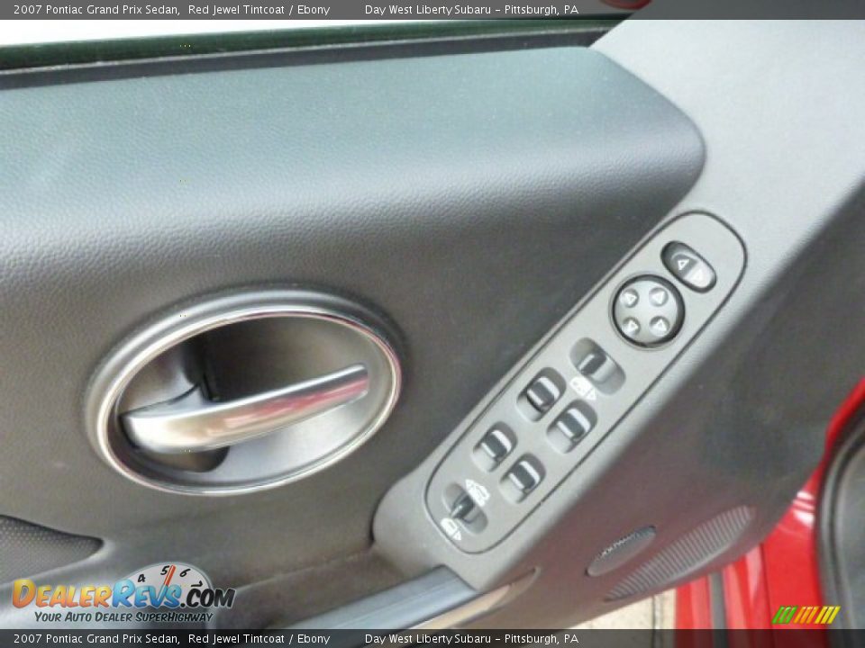 2007 Pontiac Grand Prix Sedan Red Jewel Tintcoat / Ebony Photo #14
