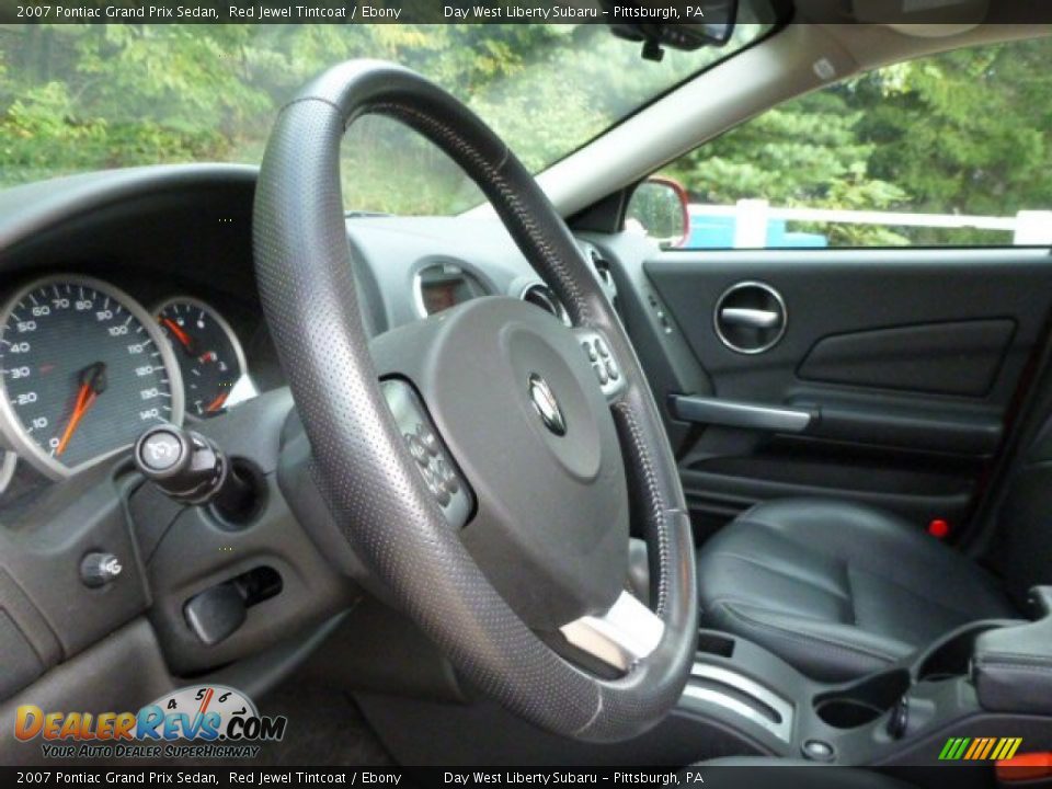 2007 Pontiac Grand Prix Sedan Red Jewel Tintcoat / Ebony Photo #16