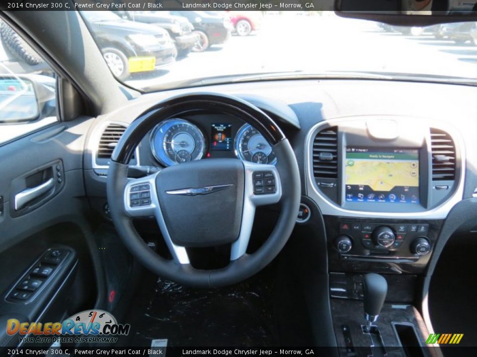 2014 Chrysler 300 C Pewter Grey Pearl Coat / Black Photo #7