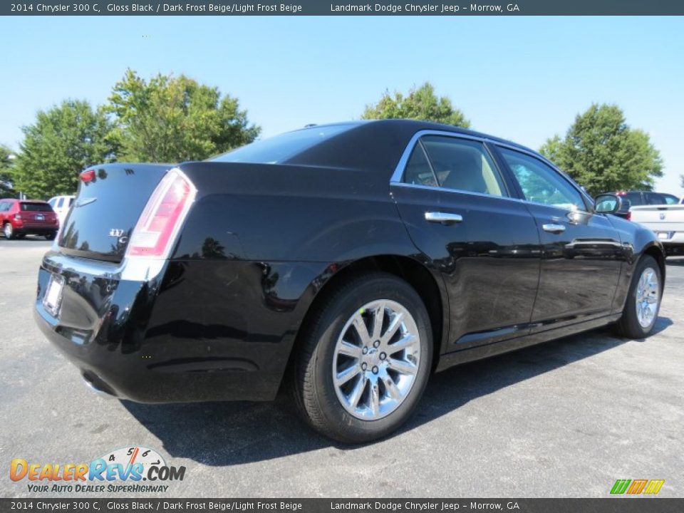 2014 Chrysler 300 C Gloss Black / Dark Frost Beige/Light Frost Beige Photo #3