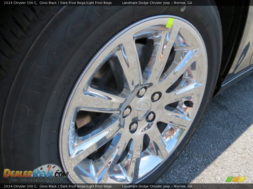 2014 Chrysler 300 C Gloss Black / Dark Frost Beige/Light Frost Beige Photo #5
