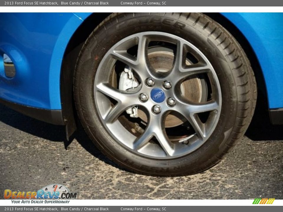 2013 Ford Focus SE Hatchback Blue Candy / Charcoal Black Photo #9