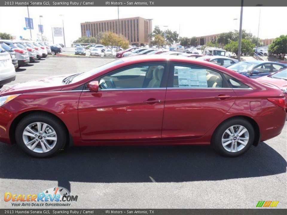 2013 Hyundai Sonata GLS Sparkling Ruby / Camel Photo #2