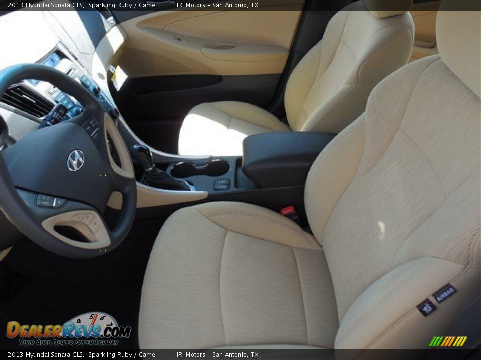 2013 Hyundai Sonata GLS Sparkling Ruby / Camel Photo #4