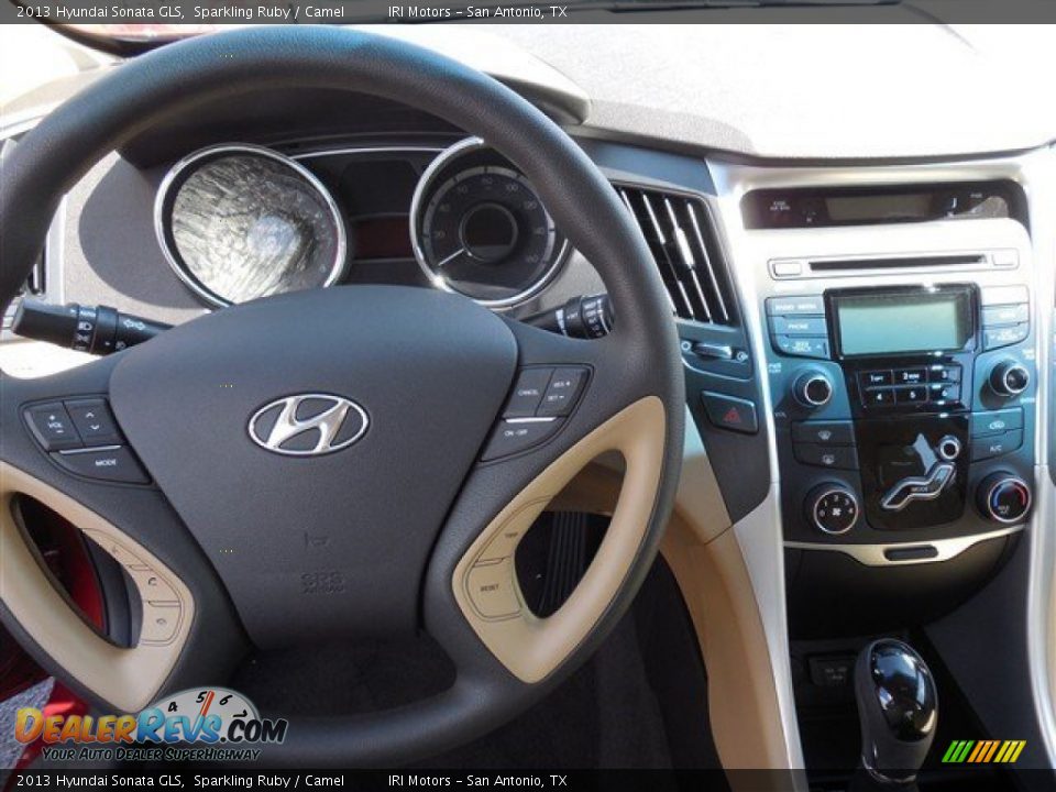 2013 Hyundai Sonata GLS Sparkling Ruby / Camel Photo #5