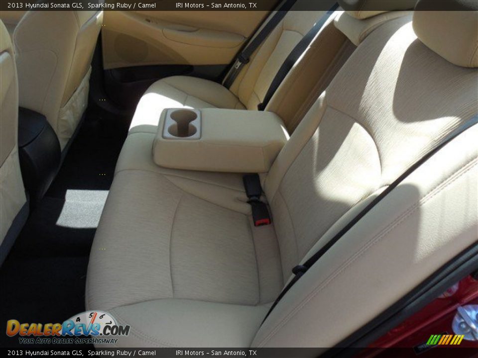 2013 Hyundai Sonata GLS Sparkling Ruby / Camel Photo #6