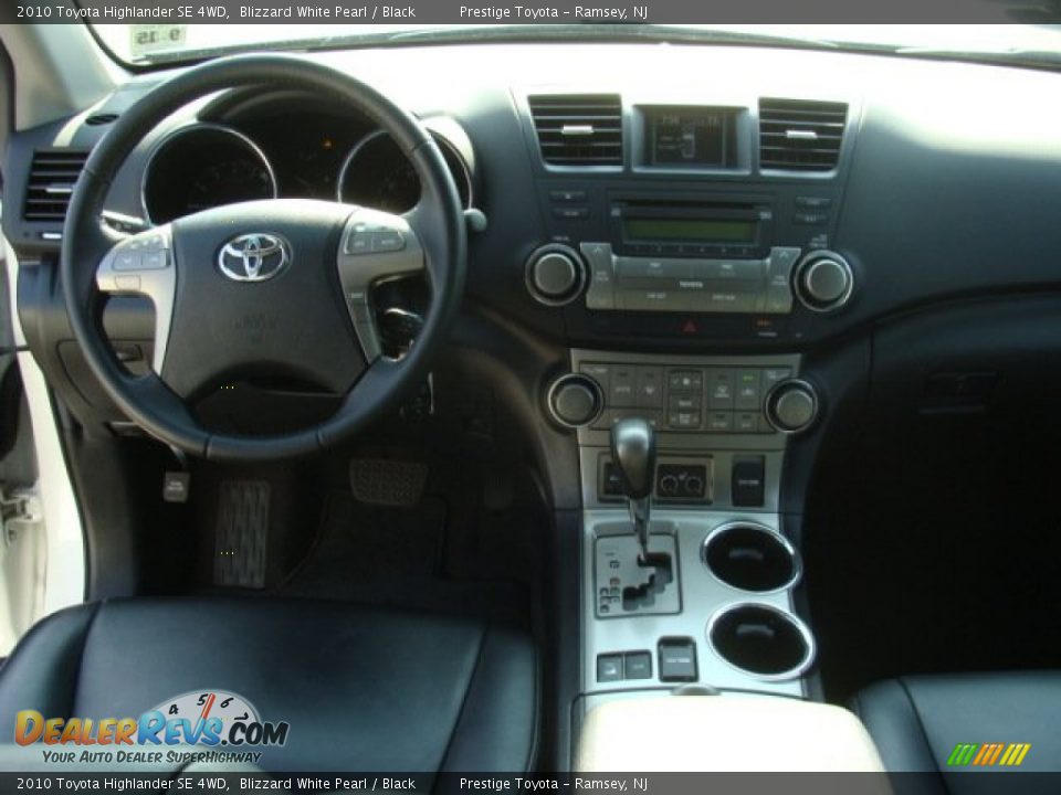 2010 Toyota Highlander SE 4WD Blizzard White Pearl / Black Photo #9