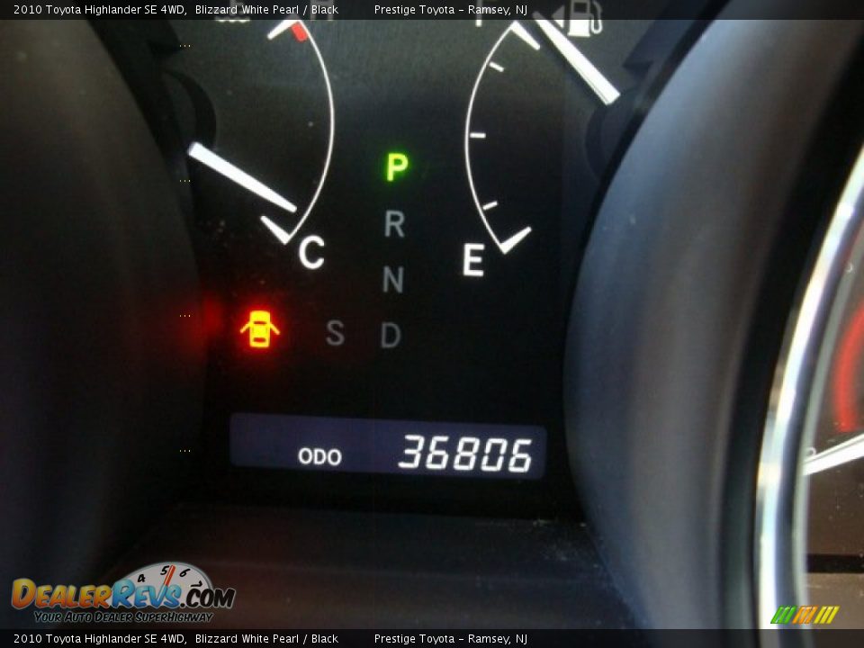 2010 Toyota Highlander SE 4WD Blizzard White Pearl / Black Photo #10