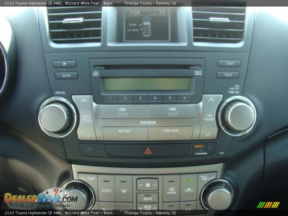 2010 Toyota Highlander SE 4WD Blizzard White Pearl / Black Photo #11