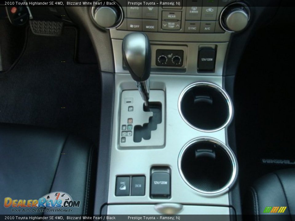 2010 Toyota Highlander SE 4WD Blizzard White Pearl / Black Photo #12