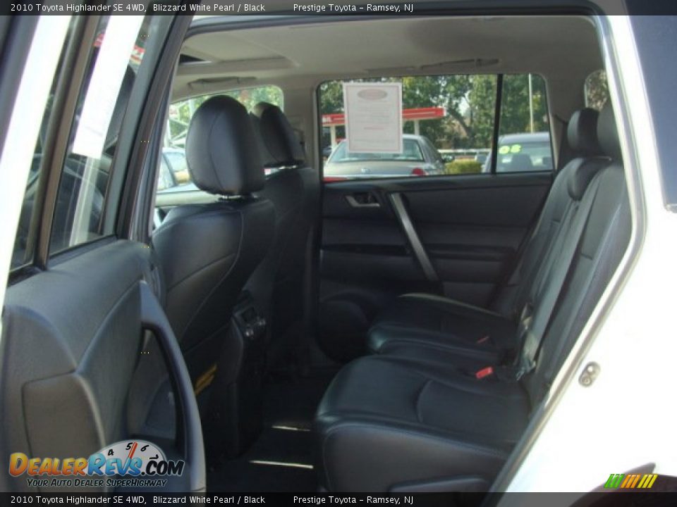 2010 Toyota Highlander SE 4WD Blizzard White Pearl / Black Photo #13