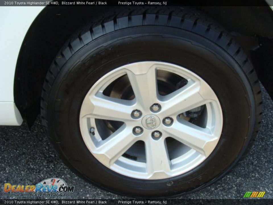 2010 Toyota Highlander SE 4WD Blizzard White Pearl / Black Photo #14