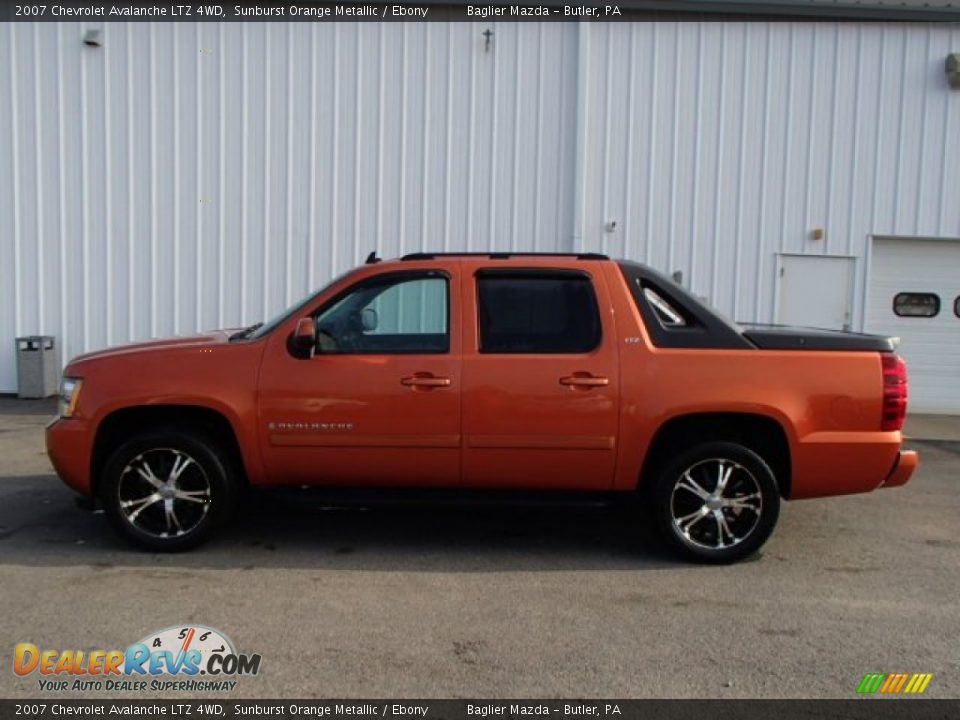 2007 Chevrolet Avalanche LTZ 4WD Sunburst Orange Metallic / Ebony Photo #1