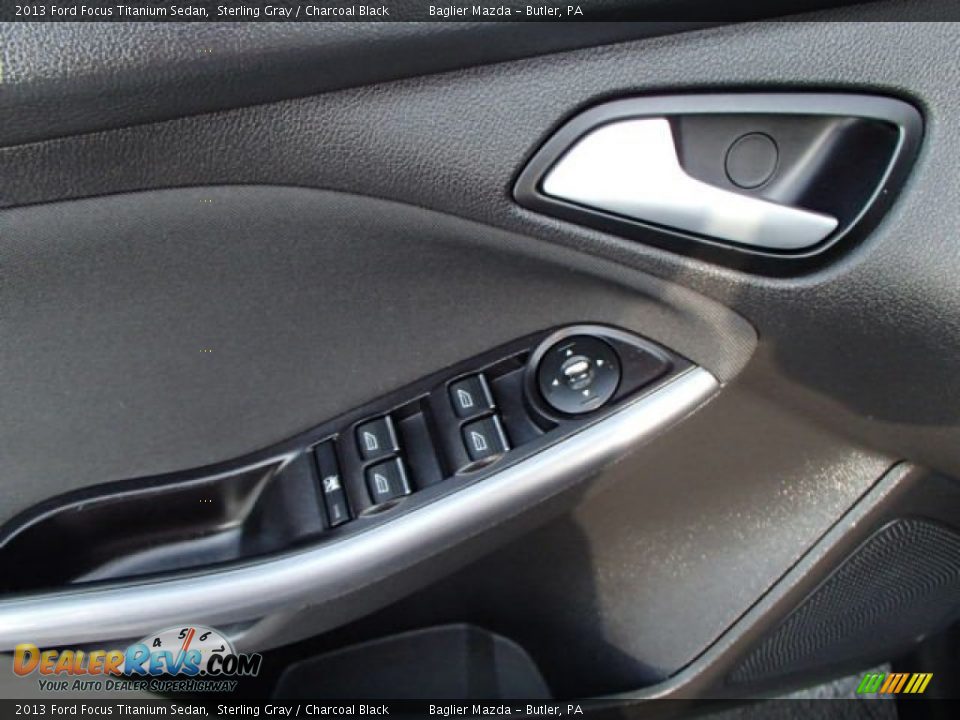 2013 Ford Focus Titanium Sedan Sterling Gray / Charcoal Black Photo #15