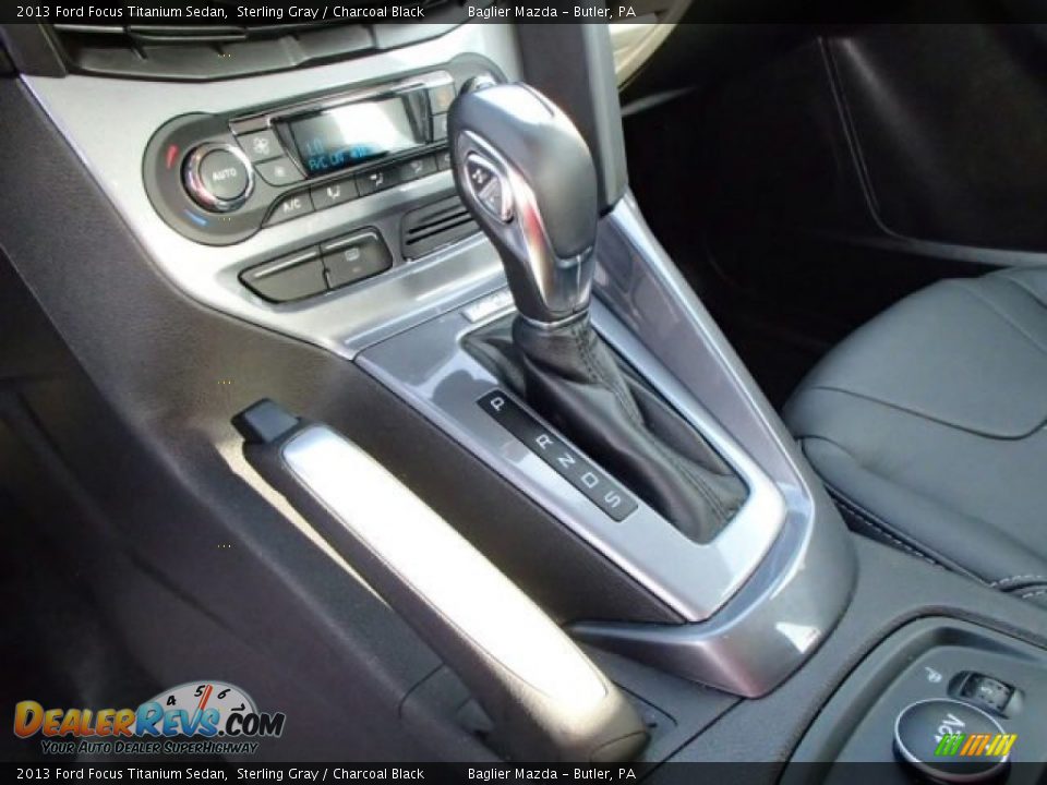 2013 Ford Focus Titanium Sedan Sterling Gray / Charcoal Black Photo #19