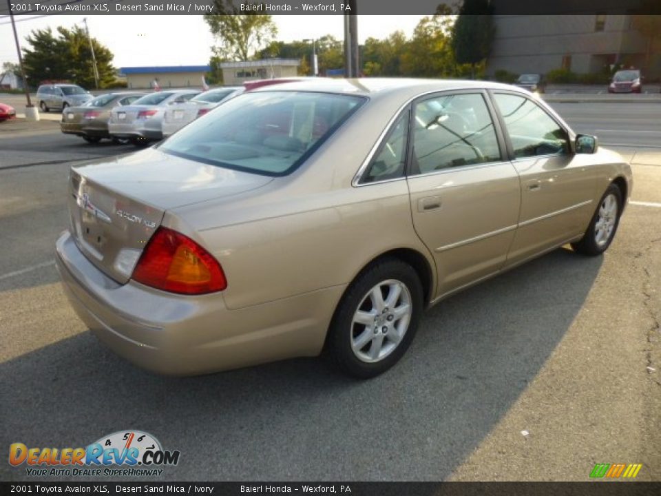 2001 Toyota Avalon XLS Desert Sand Mica / Ivory Photo #7