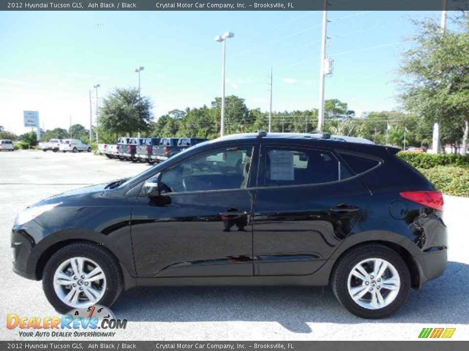 2012 Hyundai Tucson GLS Ash Black / Black Photo #2