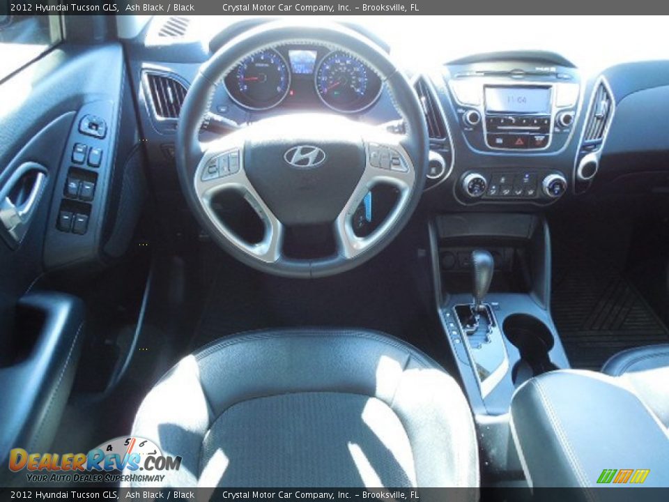 2012 Hyundai Tucson GLS Ash Black / Black Photo #6