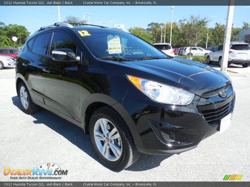 2012 Hyundai Tucson GLS Ash Black / Black Photo #11